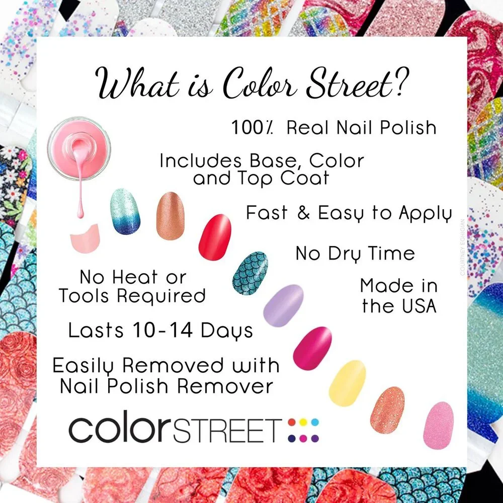 Color Street‎ Nail Polish Strips Birthday Wishes Accent Pack